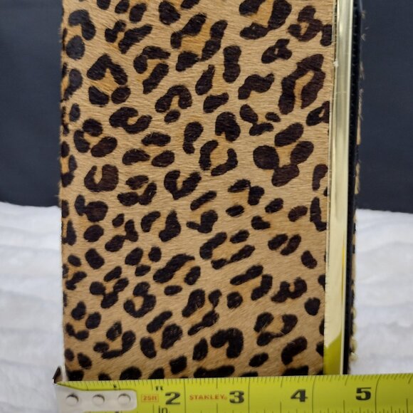 Banana Republic Bags | Rare Vintage Calf Hair Leopard Print Crossbody/Clutch/Y2k - Picture 6 of 6